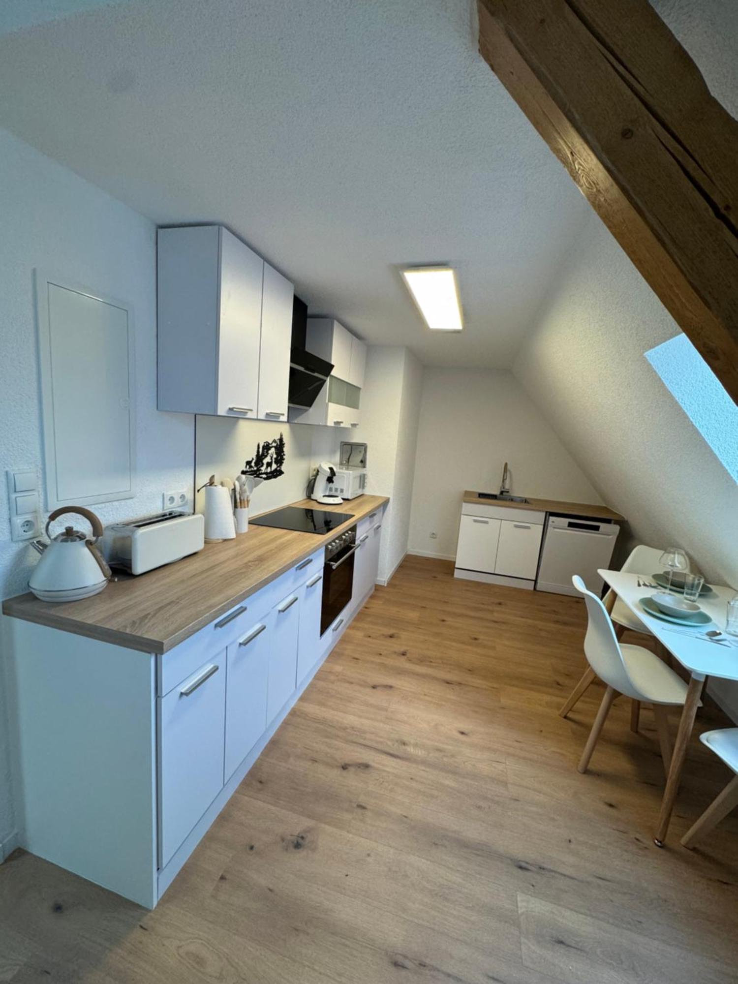 Dachgeschosstraum Apartment ฟรอยเดนชตัดท์ ภายนอก รูปภาพ